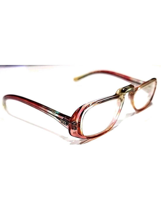 Givenchy Unico Vintage Sm Crystal Brown Red Square Eyeglasses main image 6